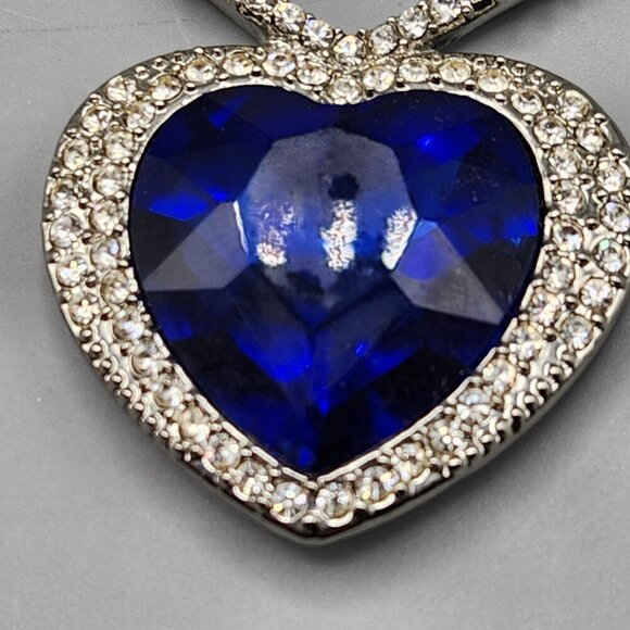 Titanic Necklace Heart of the Ocean 10K RGF - Picture 3 of 13